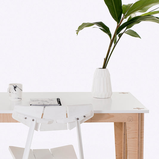 WORKER B // WHITE // 1500 WIDE